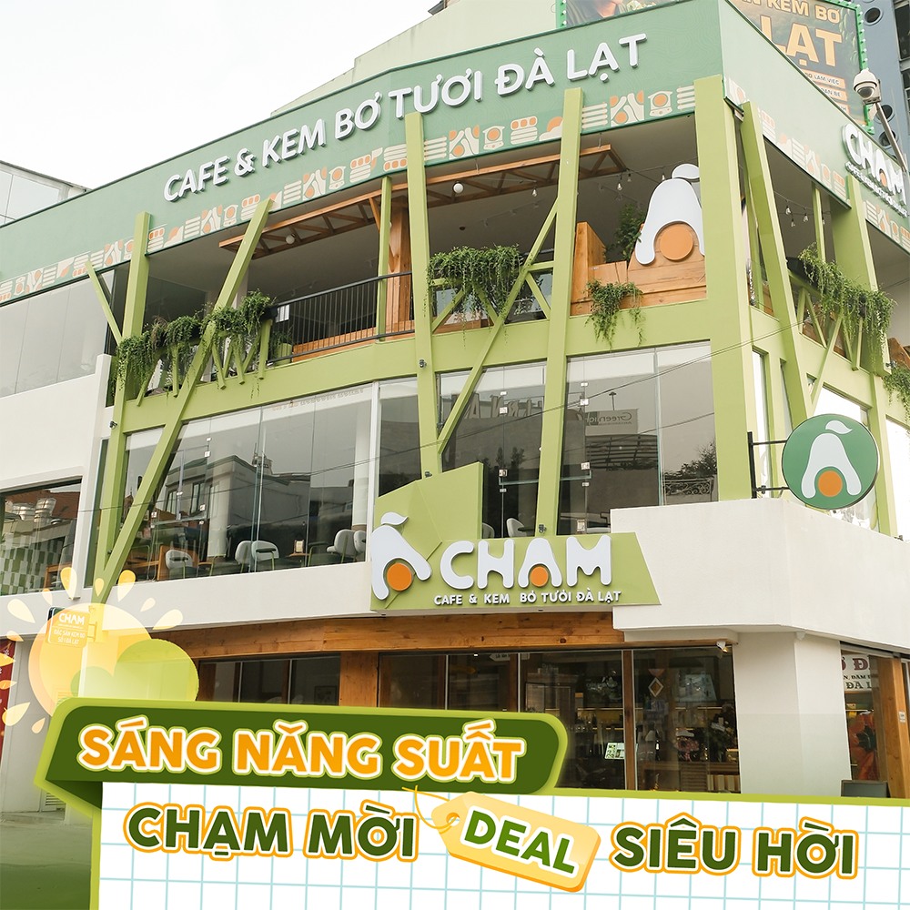 Không gian Chạm - Cafe & Kem Bơ Đà Lạt
