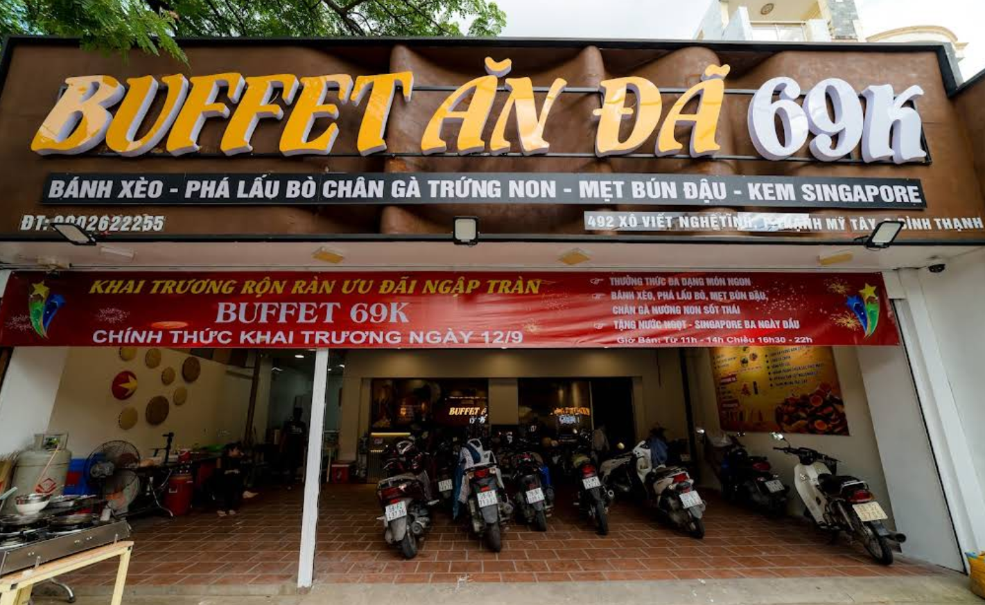 Không gian BUFFET ĂN ĐÃ 69K